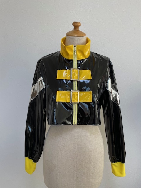 ブラックエナメルプリーツセット